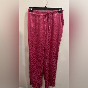 BUNDLE Pink Leopard Print Lounge Pants and shorts